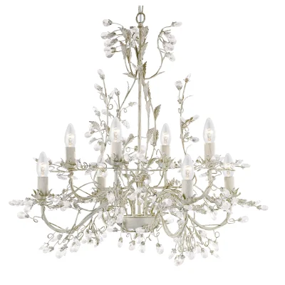 Almandite Cream 8 Light Chandelier