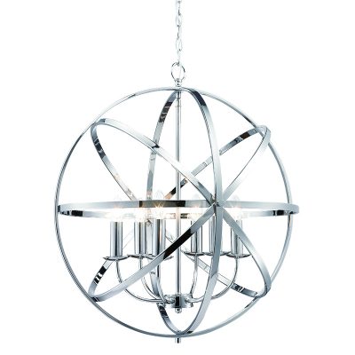 Besca Pendant 4 Light - Polished Chrome