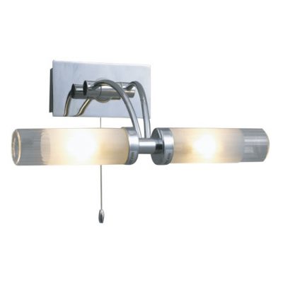 Bathroom Over Mirror Light IP44 - Chrome