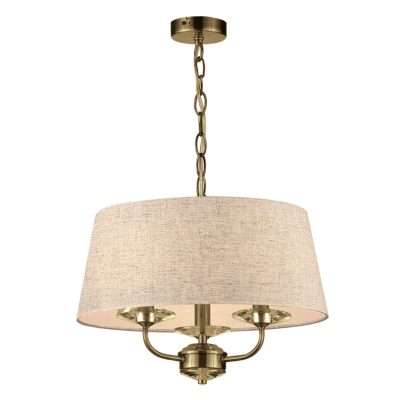 Stylo 3 Light Pendant - Antique Brass