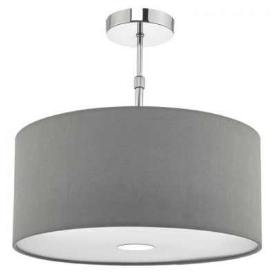 Ronda Easy Fit Drum Shade 40 cm - Grey