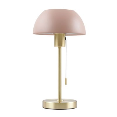 Bella Table lamp with Pink Dome Shade