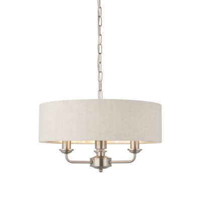 Highclere 3 Light - Brushed Chrome