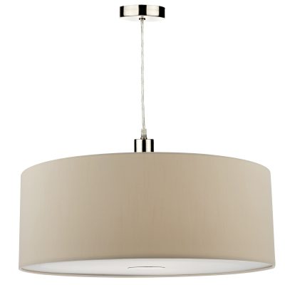 Ronda Easy Fit Drum Shade Taupe 60cm