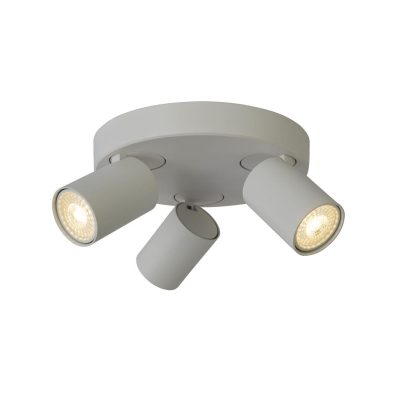 Moon Spotlight - 3 light Round Sand White