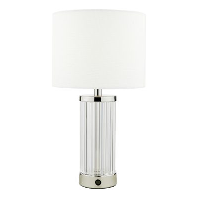Enrico Rechargeable Table Lamp - Polished Nickel