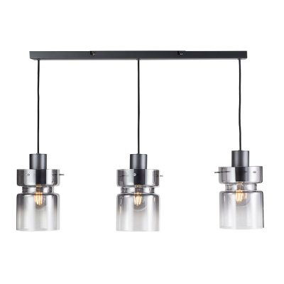 Camden 3 Light – Smoked Glass
