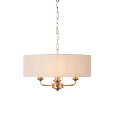 Highclere 3 Light - Vintage Brass