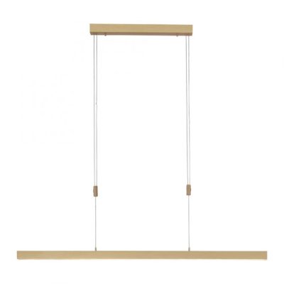 Adriana Linear LED Pendant Light - Matt Brass