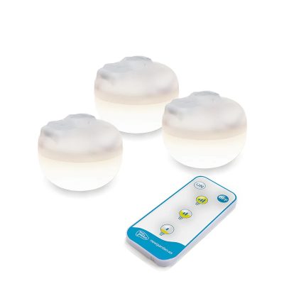 Cherry Mini Rechargeable Light Bulbs (Set of 3) IP54 - White