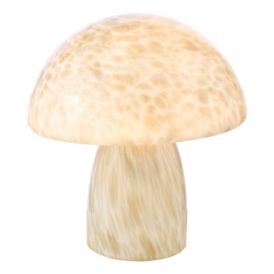 Addie Table Lamp - White Art Glass