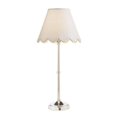 Dahl Large Rechargeable Table Lamp - Polished Nickel