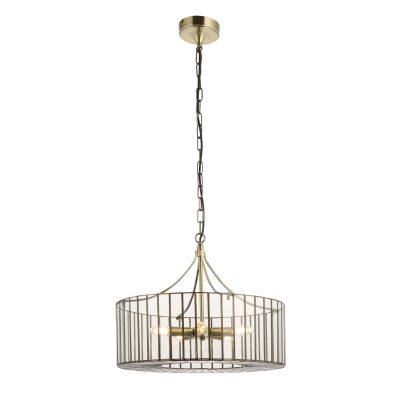 Antalya 5lt Pendant – Antique Brass